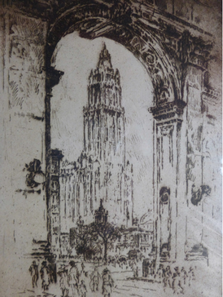 Joseph Pennell -Woolworth Building New York