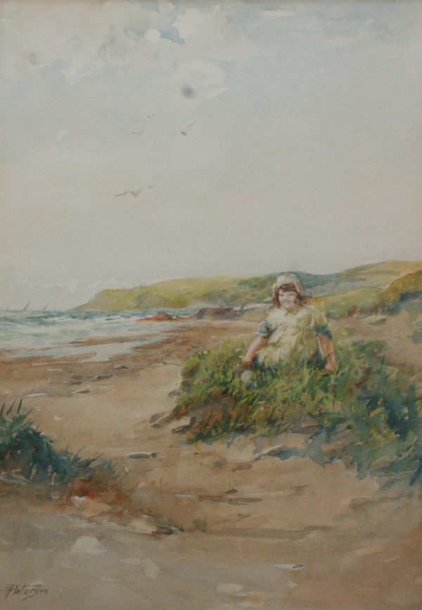 Tom Patterson - child on the beach