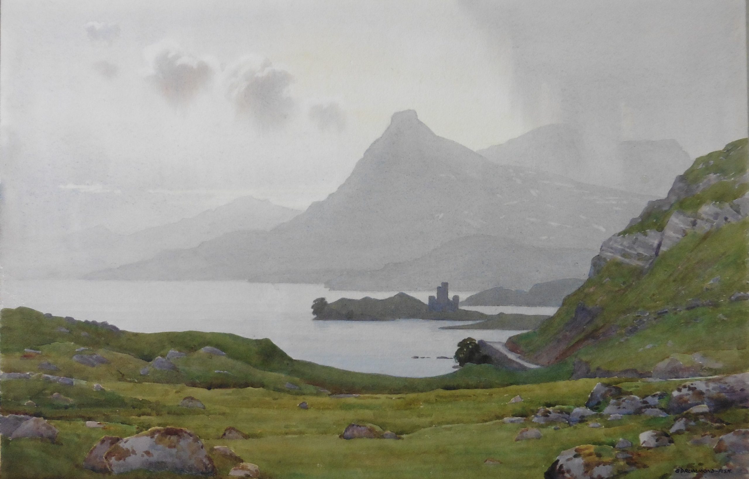 Ardvreck Castle by Captain George Drummond Fish