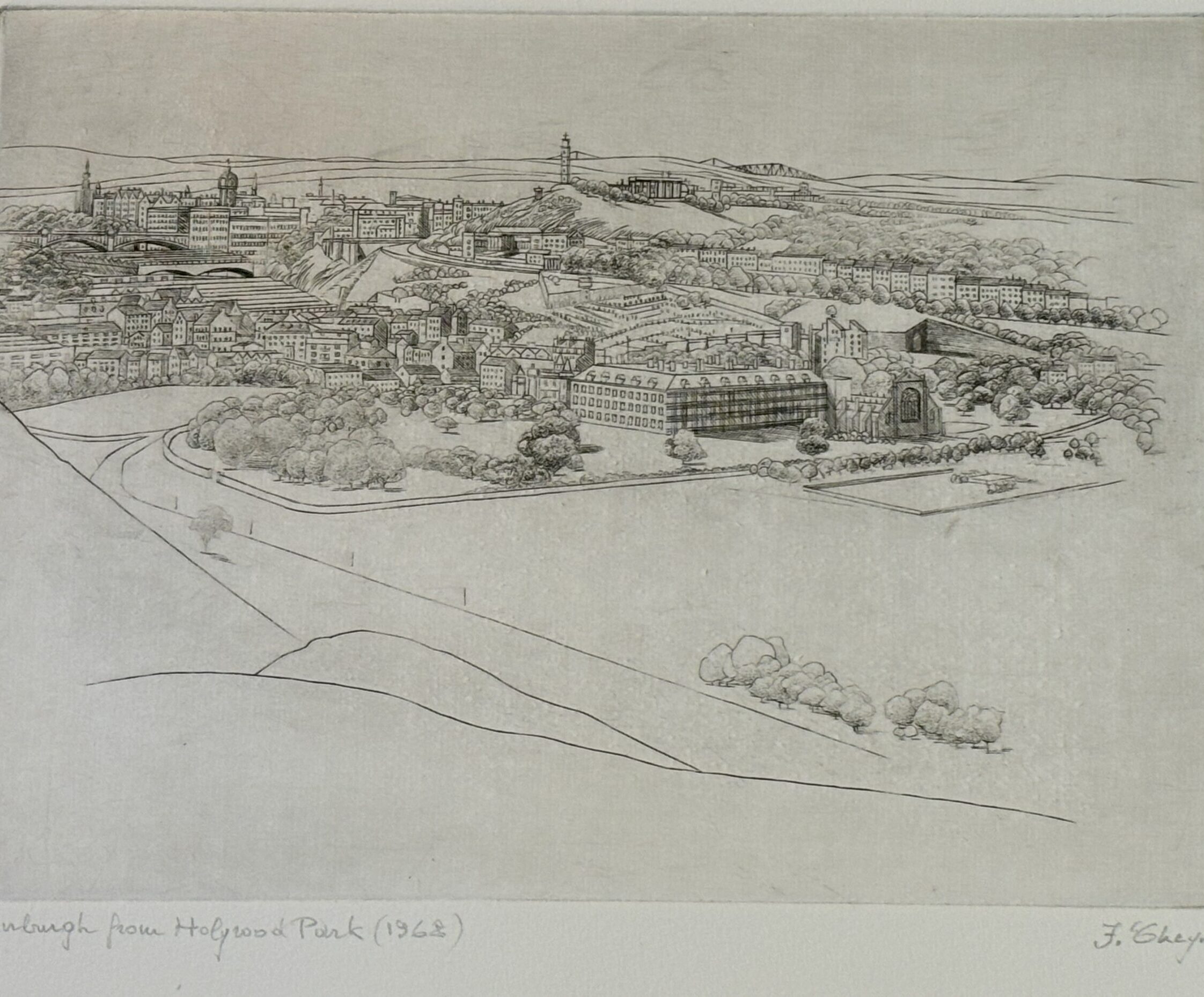 Edinburgh from Holyrood park - Freddy Theys